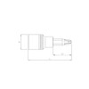Sonic 8224802 PZ 2 Bit Socket, 3/8