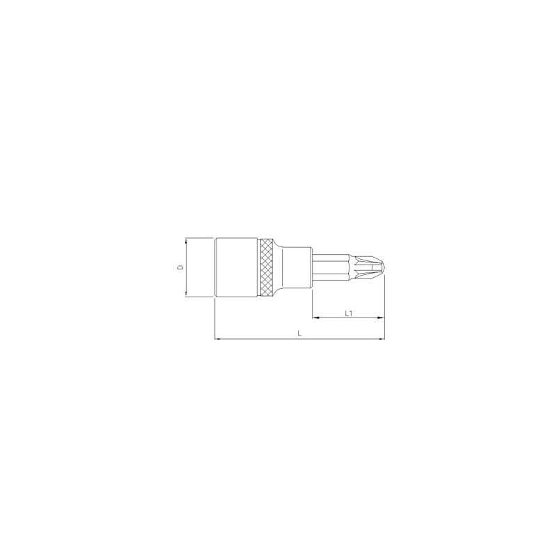 Sonic 8224802 PZ 2 Bit Socket, 3/8
