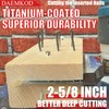 DAEMKOD 30 Pack Titanium Oscillating Tool Blades Metal Cutting, Professional
