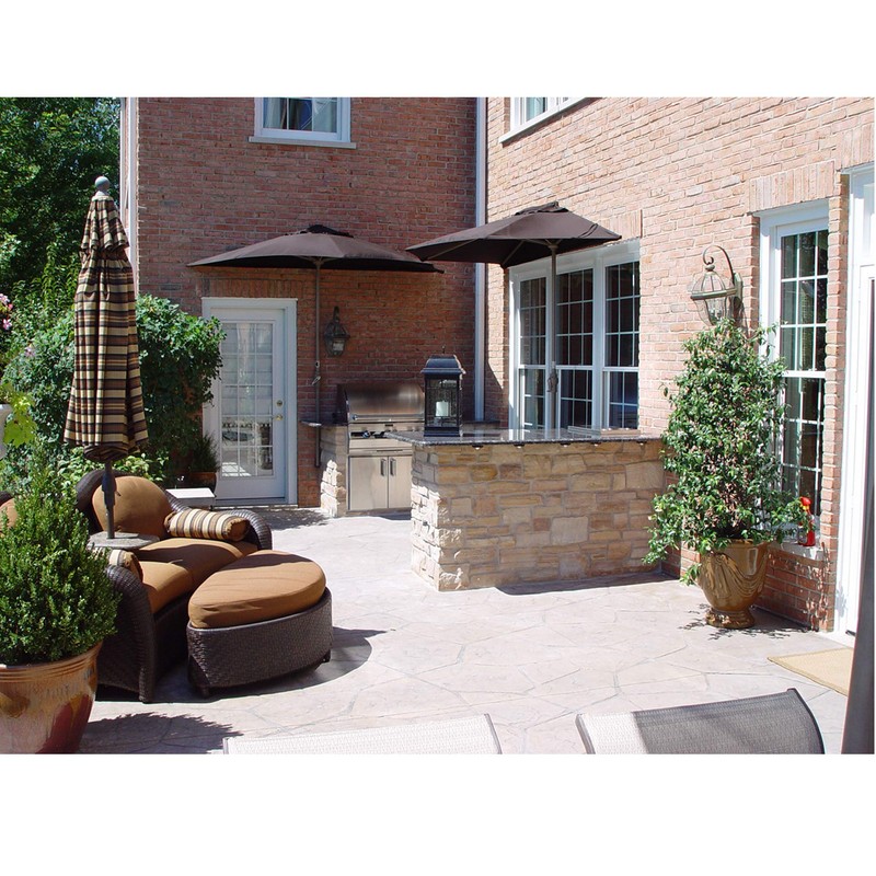 Blue Star Group Off-The-Wall Brella Olefin Half Umbrella, 7.5'-Width, Chocolate