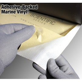 VViViD Red Adhesive Weatherproof Faux Leather Marine Vinyl (3ft x 54")