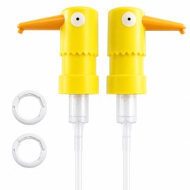 Syrup Pump for 28mm Standard Neck 750mL/25.4oz Syrup Bottles, 2mL per Pump, Cut-to-Fit Tube, Reusable Coffee Syrup Dispenser Pumps, 2 Pack