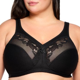 Glamorise Women's Minimiser Bra, black
