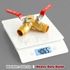 Garden Water Hose Splitter 2 Way Heavy Duty Brass Spigot