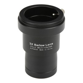 3X Magnification Lens 1.25inch Eyepiece Lens with T2 Photography Thread for Landscape Viewing Astronomical Observation