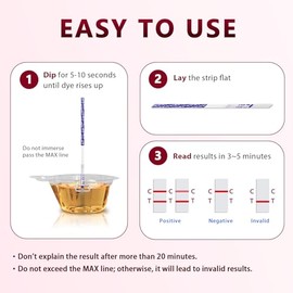 Pack of 30 Pregnancy Tests, Early Pregnancy Test with Early Detection of 10 mIU, Pregnancy Test, Ultra Sensitive Pregnancy Test