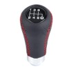 Gear Shift Knob 6 Speed, PU Leather Universal Car Auto/Manual