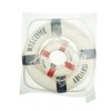Bilipala 3Pcs Cloth Life Ring Buoy, Home Wall Nautical Decor,