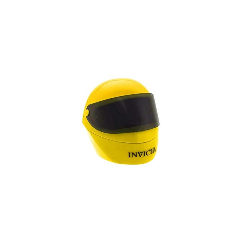 NEW Invicta YELLOW HELMET Watch Display Case Collector Box Yellow