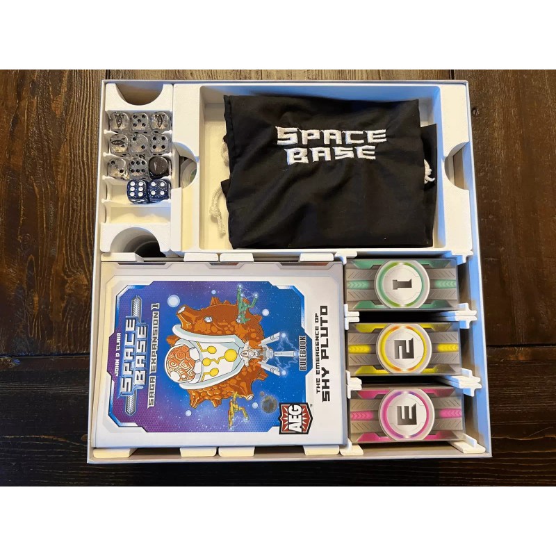 Tabletop Terrain Space Base with Expansions Board Game Insert /