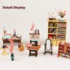 DIY Miniature House Kit with LED Light,Tailor Shop Mini House