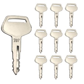 Ignition Keys #787 with Key Chain TR261434 Compatible with Komatsu Excavator Dozer Loader Kalmar Dressta Sakai Models 2019 (787)