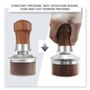 HOLIHOKY Coffee Tamper 51mm, Spring Loaded 51mm Tamper, Self Leveling