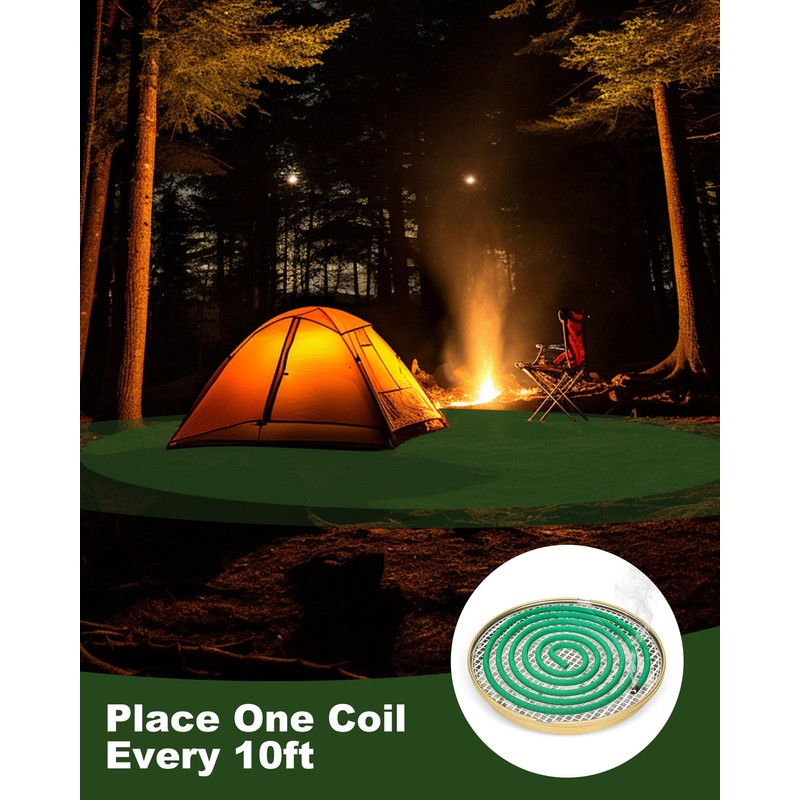 Citronella Incense Coil Outdoor - Each Burns for 8 Hours