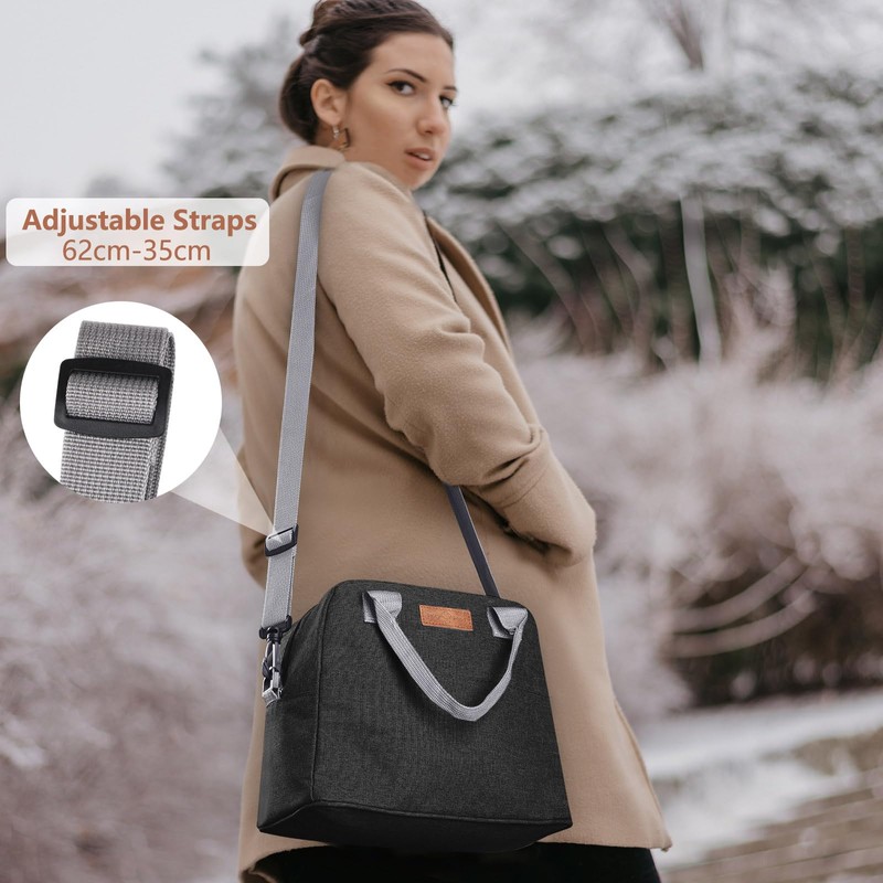 GeeRic Cooler Bag, Thickened Lunch Bag, Insulated Lunch Bag, Portable