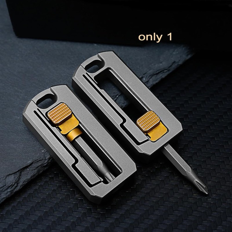 Vkyipg Titanium Alloy Screwdriver Magnetic Small Maintenance Combination Multifunctional Portable