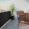 Balcony Privacy Screen Fence Cover 4'x16', HDPE Shade Mesh Fabric