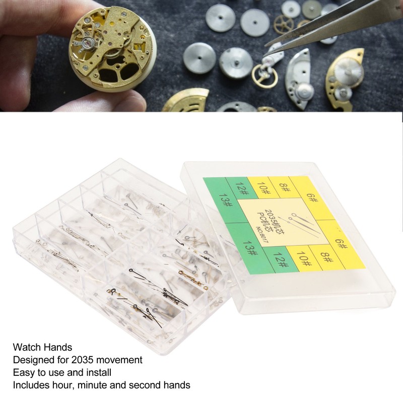 Watch Hour Minute Second Hands Alloy Replacement Watch Hands Parts