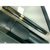 Sheaffer 300 Glossy black with Gold Trim Pen and Leather
