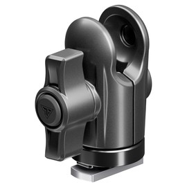 Tackform TRAXX 20mm Ball Socket with Slim Track Base - Short Reach Adapter | Compatible with Slim Track Systems Only | CNC Billet Aluminum | NOT Compatible with 1" / B Sized Systems | Black Knob