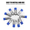 10pcs Conector de Cable coaxial RG6, Adaptador de Conector de