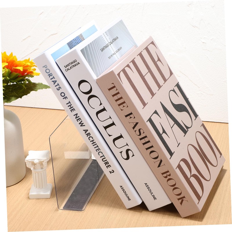 NUOLUX 6pcs L Shape PVC Clear Plastic Convenience Store Display