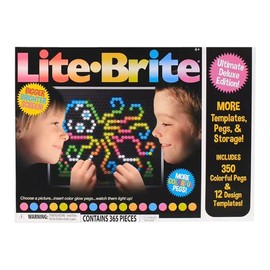 Lite Brite Magic Screen Bonus Set 365 Pieces Ultimate Deluxe Edition