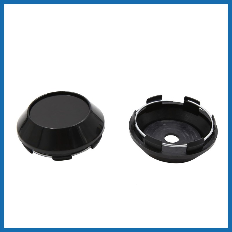 A ABSOPRO 4 Pcs 68mm Dia 6 Clips Car Wheel