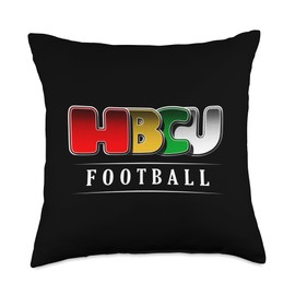 HBCU Football Pride | African American Heritage Design Throw Pillow