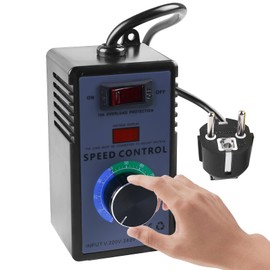 Speed Controller 230 V Pump, Speed Controller 230 V Motor, Fan, Power Regulator 230 V for Angle Grinder/Blower/Hand Drill/Circular Saws Voltage Regulator AC 220 V Peak Power 4000 W
