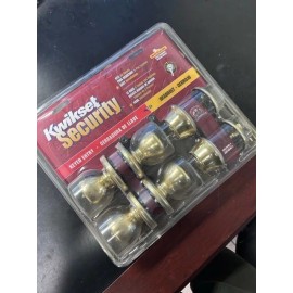 Kwikset Door Knob & Deadbolt Keyed Set By Kwikset Security !!