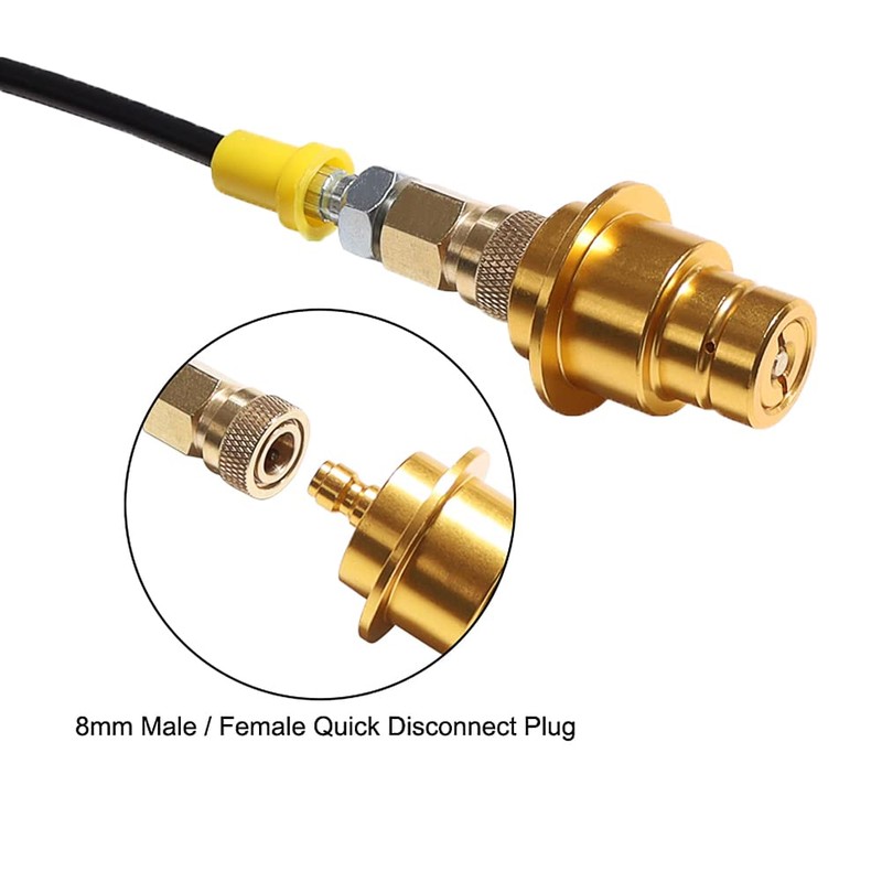 Terra CQC Quick Connect to External Co2 Tank Adapter Hose