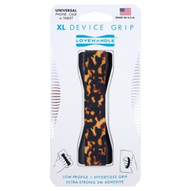 LOVEHANDLE Tablet/XL Grip for Most Tablets and Large Smartphones, Tortiseshell