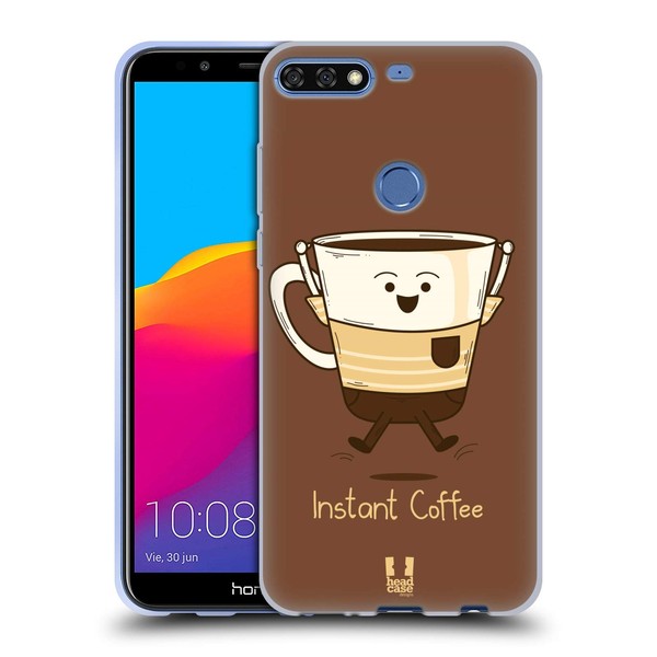 Head Case Designs Instantkaffee Kaffee Persönlichkeiten Soft Gel Handyhülle Hülle