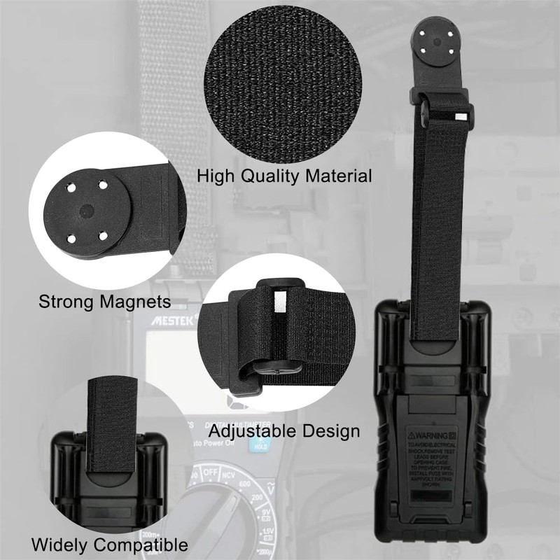 Multimeter Magnetic Hanging Strap Multifunctional Adjustable Magnetic Straps Kit Durable
