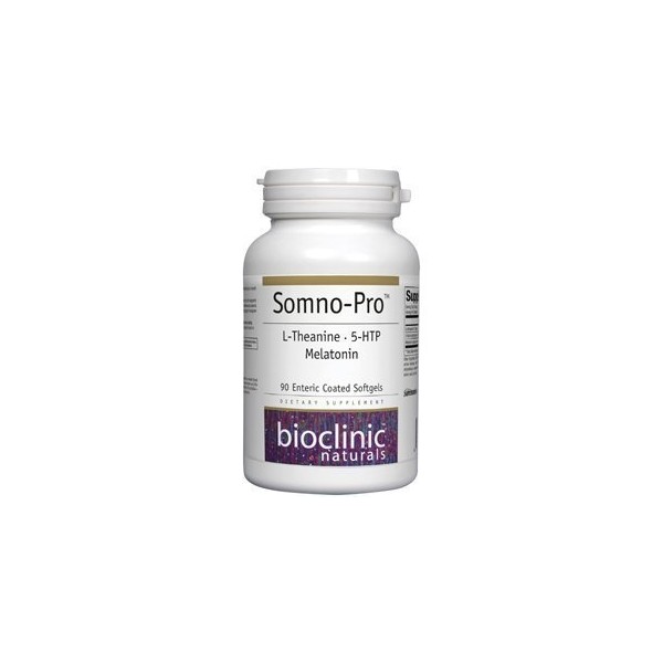 Bioclinic Naturals, Somno-Pro 90 gels with Melatonin, 5HTP, and L-Theanine
