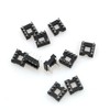 IC Socket TAODAN 10pcs 2.54 mm Pitch 8 Pins Round