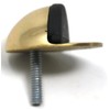 fiXte Solid Brass Oval Floor Mounted Half Moon Door Stop