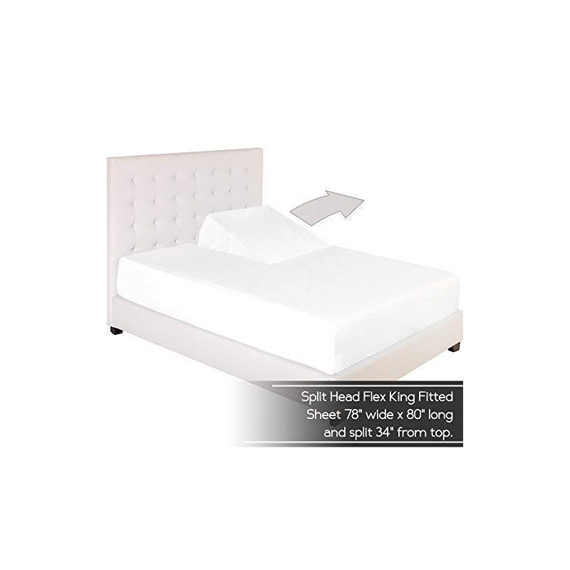 Split King - Satin Polyster Split-Top-King (Adjustable King Bed Size