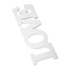 Wood Love Sign White One Piece Design Exquisite Beautiful Wooden