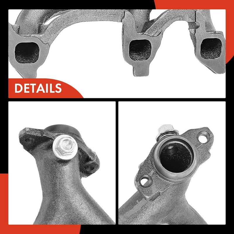 A-Premium Front Exhaust Manifold Kit W/Gaskets & Bolts & Nuts
