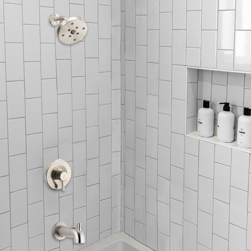 Shower and Tub Trim Kit, Compatible with Moen Posi-Temp Valve,