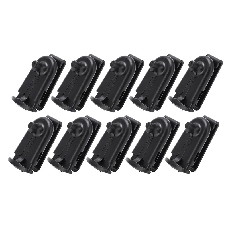 10pcs Walkie Talkie Belt Clip Clamps Intercom Belt Back Clip