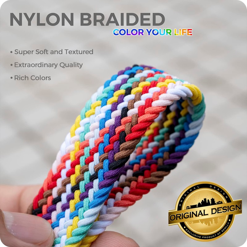 SENLLY Wrist Strap Lanyard, Original Stretchy Key Ring Lanyard, 001