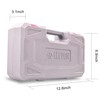 Elevon 131-Piece Pink Tool Set, Self-Use Tool Set with Storage