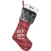 NEW Large Set of 6 Red Scotland Plaid Classic Christmas