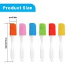 6 Pcs Mini Silicone Spatula Set, Small Silicone Cooking Utensils