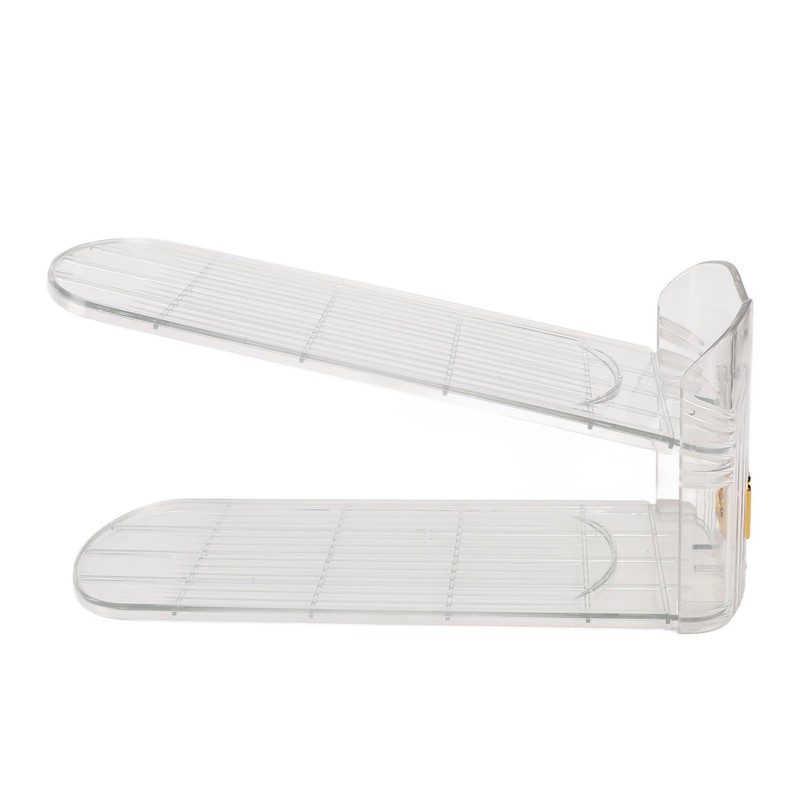 Shoe Rack, Breathable Double Layer Shoe Stack Adjustable Dampproof for