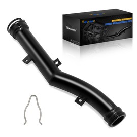 YUHAILOU Upgraded Aluminum Engine Cooling Water Pipe compatible with Mini Cooper R55 R56 R57 R58 R59 R60 R61, Thermostat to Water Pump Hose Replace 11537589713