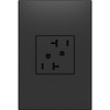 Legrand Adorne 20A Tamper-Resistant Outlet in Graphite Finish, 4-Pack, ARTR202G4